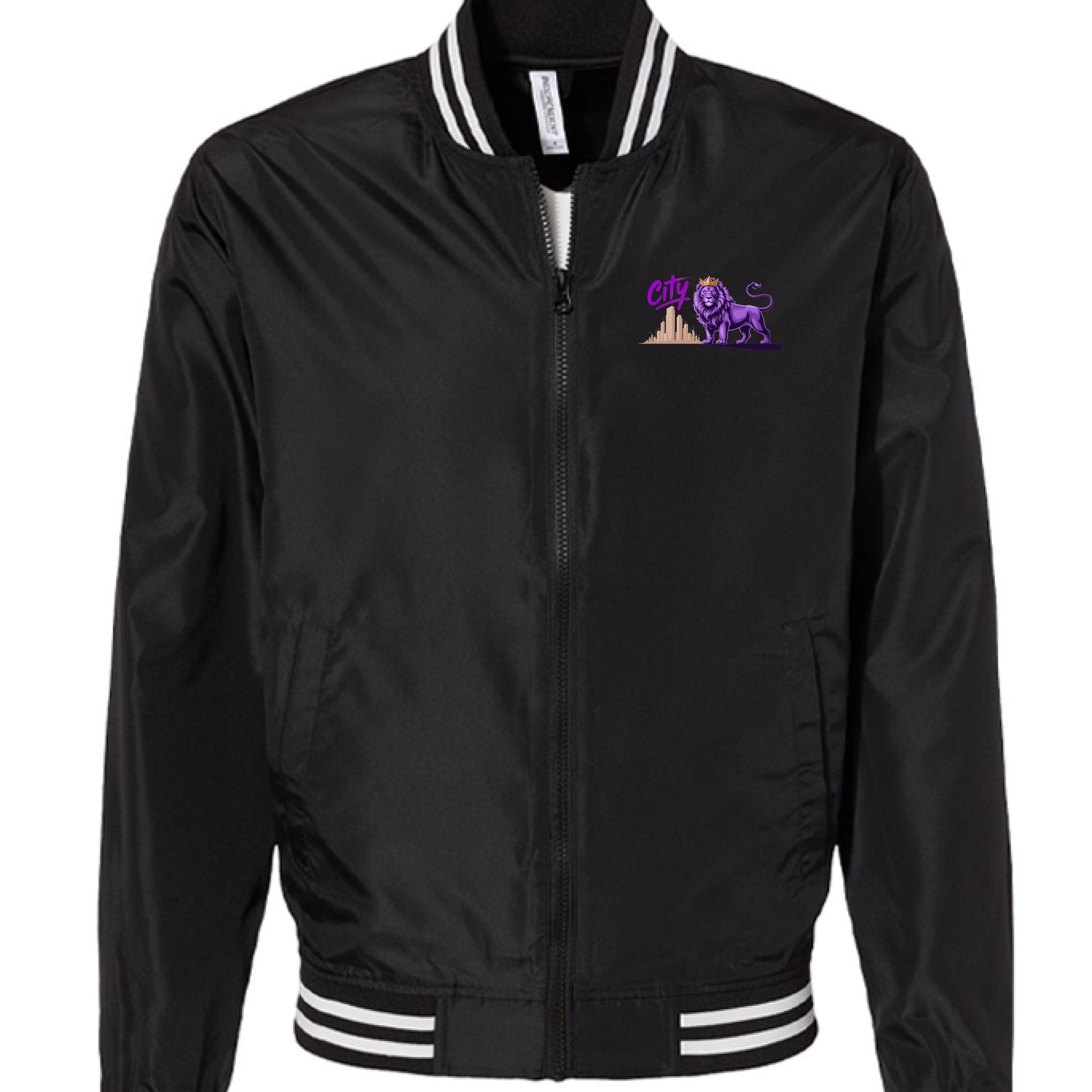 Black/ White Stripe - FRONT